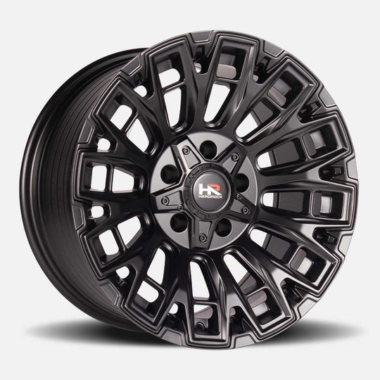 H110-179036001BB - Hardrock H110 17X9 6X135 1mm Satin Black - Hardrock Wheels Canada
