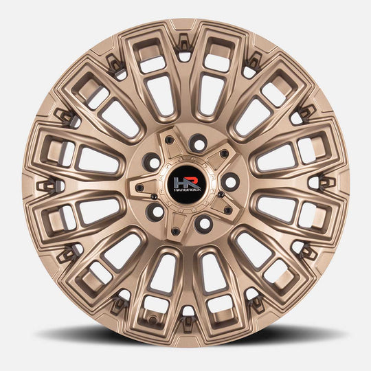 H110-179036112BR - Hardrock H110 17X9 6X135 -12mm Satin Bronze - Hardrock Wheels Canada