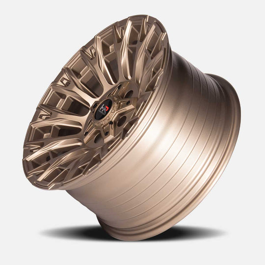 H110-179073001BR - Hardrock H110 17X9 5X127 1mm Satin Bronze - Hardrock Wheels Canada