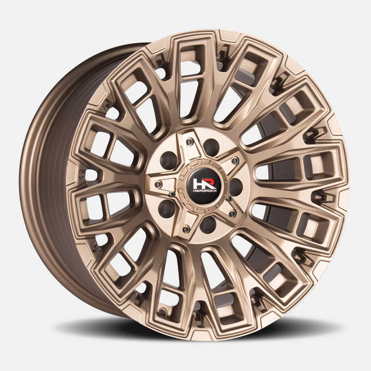 H110-179036112BR - Hardrock H110 17X9 6X135 -12mm Satin Bronze - Hardrock Wheels Canada