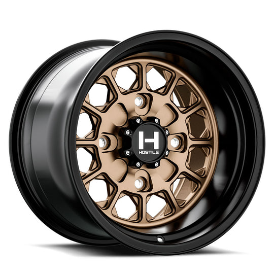 H125-1580413744Z - Hostile UTV Pismo 15X8 4X137 0mm Bronze Wheel - Hostile UTV Wheels Canada