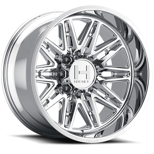 H126-2210816545C - Hostile Maniac 22X10 8X165.1 -25mm Armor Plated Wheel - Hostile Wheels Canada