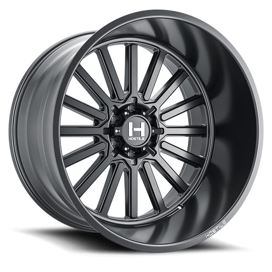 H127-2090515050BB - Hostile Titan 20X9 5X150 0mm Asphalt Wheel - Hostile Wheels Canada