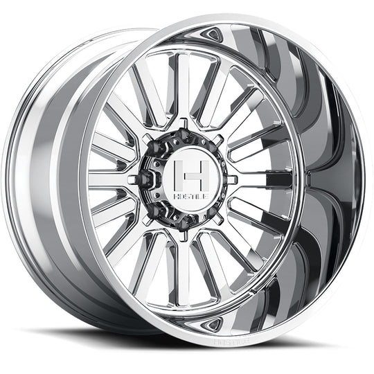 H127-2010817047C - Hostile Titan 20X10 8X170 -19mm Armor Plated Wheel - Hostile Wheels Canada