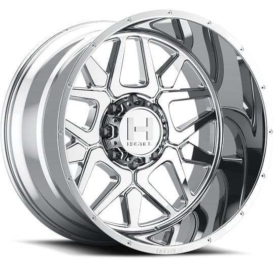 H128-2090816550C - Hostile Diablo 20X9 8X165.1 0mm Armor Plated Wheel - Hostile Wheels Canada