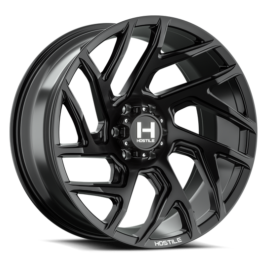 H141-2090513955BB - Hostile Vortex 20X9 5X139.7 12mm Asphalt - Hostile Wheels Canada