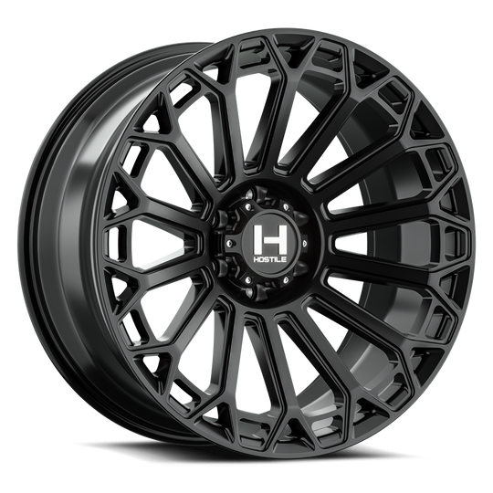 H142-2090515050BB - Hostile Warrior 20X9 5X150 0mm Asphalt - Hostile Wheels Canada