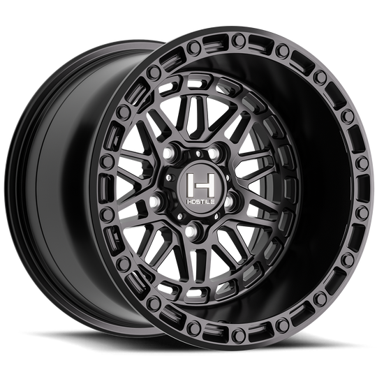 H150-1570511444SA - Hostile Apex 15X7 5x114.3 13mm Asphalt - Hostile Wheels Canada