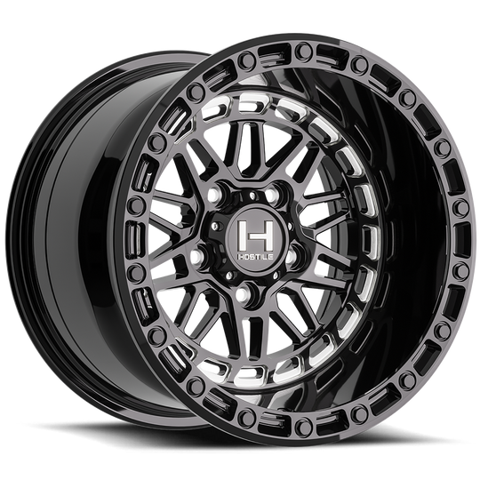 H150-1580511444GB - Hostile Apex 15X8 5x114.3 0mm Blade Cut - Hostile Wheels Canada