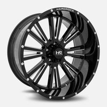 Load image into Gallery viewer, H503-201050119BM - Hardrock Spine Xposed 20x10 5x150 ET -19MM Gloss Black Milled - Hardrock Wheels Canada