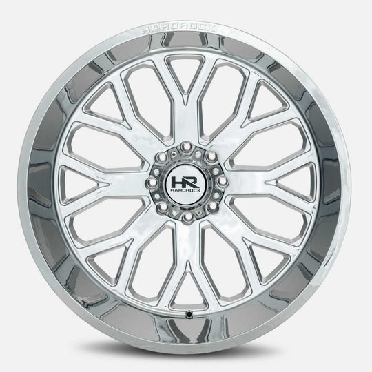 H504-209081000C - Hardrock Slammer XPosed 20X9 8X165.1 0mm Chrome - Hardrock Wheels Canada