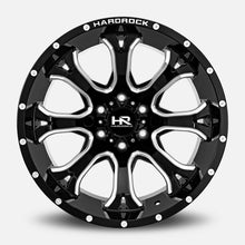 Load image into Gallery viewer, H505-221285151BM - Hardrock H505 22X12 5X139.7 -51mm Gloss Black Milled - Hardrock Wheels Canada