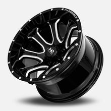 Load image into Gallery viewer, H505-241473176BM - Hardrock H505 24X14 5X127 -76mm Gloss Black Milled - Hardrock Wheels Canada