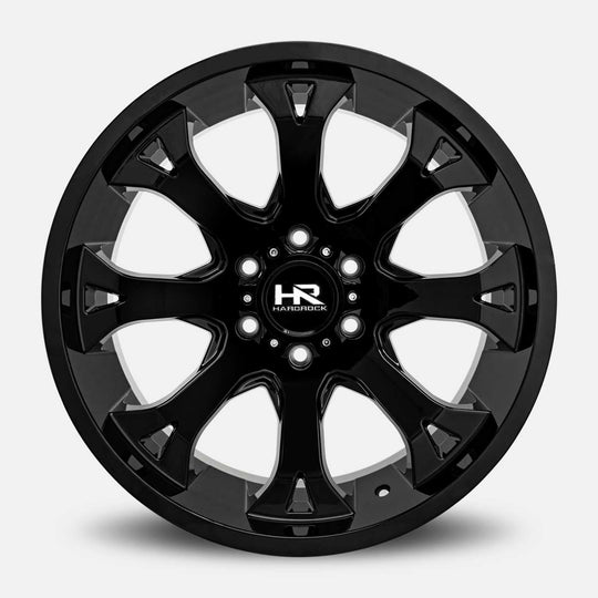 H505-221236151GB - Hardrock H505 22X12 6X135 -51mm Gloss Black - Hardrock Wheels Canada