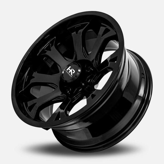 H505-261470176GB - Hardrock BloodShot Xposed 26X14 8X170 -76mm Gloss Black - Hardrock Wheels Canada