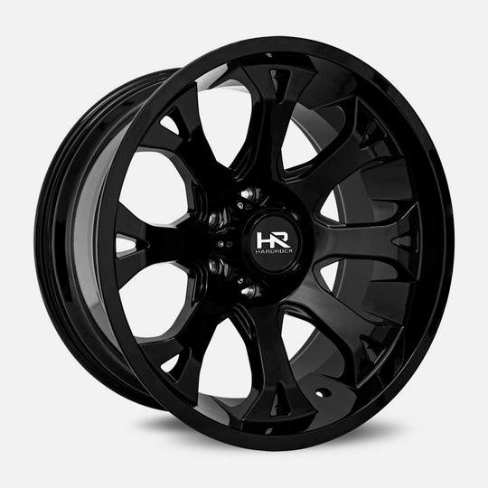 H505-221283151GB - Hardrock H505 22X12 6X139.7 -51mm Gloss Black - Hardrock Wheels Canada