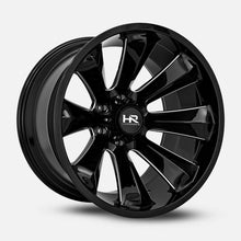 Charger l'image dans la galerie, H506-241273176BM - Hardrock Xplosive Xposed 24X12 5X127 -76mm Gloss Black Milled - Hardrock Wheels Canada