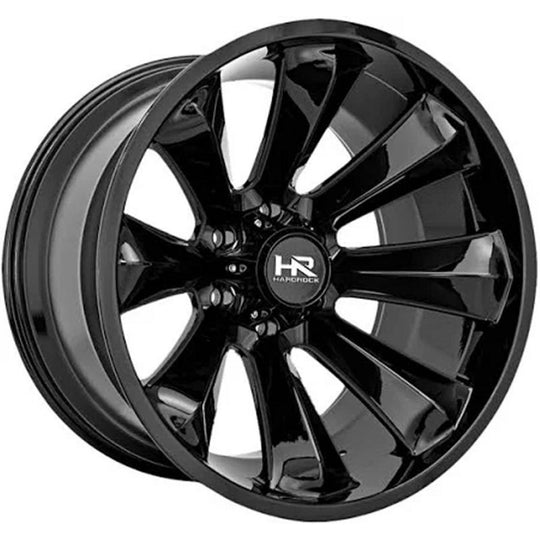 H506-201073119GB - Hardrock Xplosive Xposed 20x10 5x127 ET -19MM Gloss Black - Hardrock Wheels Canada