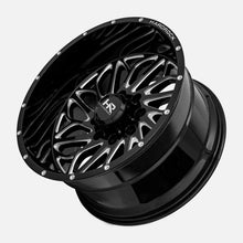 Load image into Gallery viewer, H508-221236151BM - Hardrock H508 22X12 6X135 -51mm Gloss Black Milled - Hardrock Wheels Canada