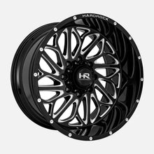 Load image into Gallery viewer, H508-241478176BM - Hardrock BlackTop Xposed 24X14 8X180 -76mm Gloss Black Milled - Hardrock Wheels Canada