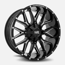 Load image into Gallery viewer, H700-201281144GBM - Hardrock H700 20X12 8X165.1 -44mm Gloss Black Milled - Hardrock Wheels Canada