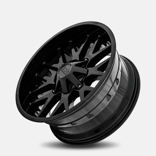 H700-209037000GB - Hardrock Affliction 20X9 6X135 / 6X139.7 0mm Gloss Black - Hardrock Wheels Canada