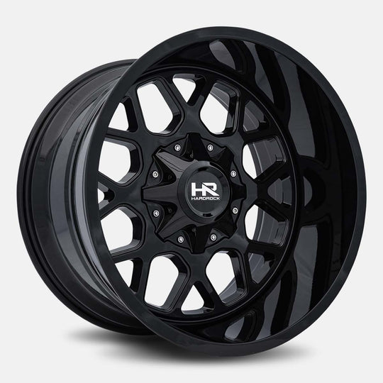 H705-201081119GB - Hardrock Gunner 20X10 8X165.1 -19mm Gloss Black - Hardrock Wheels Canada