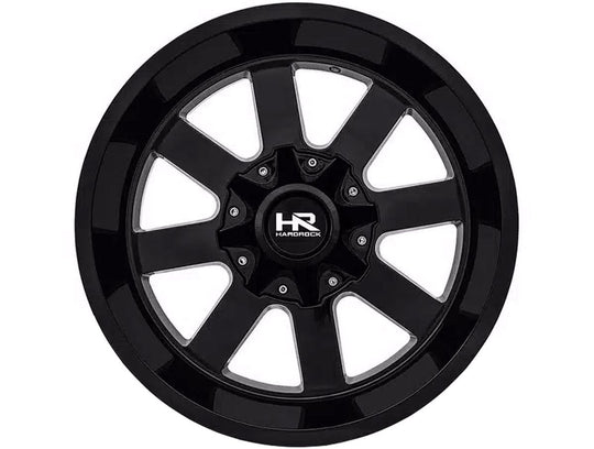 H706-201237144GB - Hardrock H706 20X12 6X135 / 6X139.7 -44mm Gloss Black - Hardrock Wheels Canada