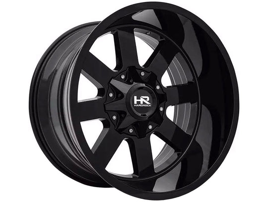 H706-201237144GB - Hardrock H706 20X12 6X135 / 6X139.7 -44mm Gloss Black - Hardrock Wheels Canada