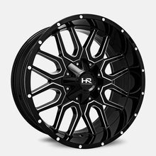 Load image into Gallery viewer, H709-201252151GBM - Hardrock H709 20X12 5X139.7 / 5X127 -51mm Gloss Black Milled - Hardrock Wheels Canada