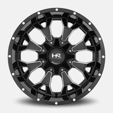 Load image into Gallery viewer, H711-201037119GBM - Hardrock H711 20X10 6X135 / 6X139.7 -19mm Gloss Black Milled - Hardrock Wheels Canada