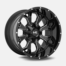 Load image into Gallery viewer, H711-201037119GBM - Hardrock H711 20X10 6X135 / 6X139.7 -19mm Gloss Black Milled - Hardrock Wheels Canada