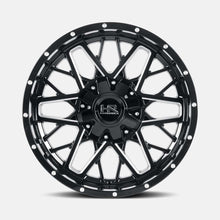 Load image into Gallery viewer, H714-209097000GBM - Hardrock H714 Bomber 20X9 5X150 / 5X139.7 mm Gloss Black Milled - Hardrock Wheels Canada