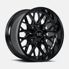 Charger l'image dans la galerie, H714-221070125GB - Hardrock H714 Bomber 22X10 8X170 -25mm Gloss Black - Hardrock Wheels Canada