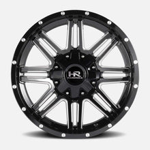 Charger l'image dans la galerie, H715-209097020GBM - Hardrock H715 Warrior 20X9 5X150 / 5X139.7 20mm Gloss Black Milled - Hardrock Wheels Canada