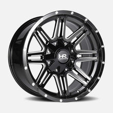 Charger l'image dans la galerie, H715-209081000GBM - Hardrock H715 Warrior 20X9 8X165.1 mm Gloss Black Milled - Hardrock Wheels Canada