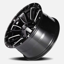 Charger l'image dans la galerie, H717-209081000GBM - Hardrock H717 Tactical 20X9 8X165.1 mm Gloss Black Milled - Hardrock Wheels Canada