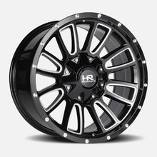 Charger l'image dans la galerie, H717-209052000GBM - Hardrock H717 Tactical 20X9 5X127 / 5X139.7 mm Gloss Black Milled - Hardrock Wheels Canada