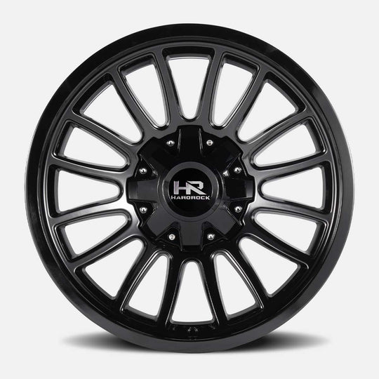 H717-201281151GB - Hardrock H717 Tactical 20X12 8X165.1 -51mm Gloss Black - Hardrock Wheels Canada