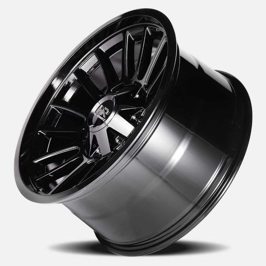 H717-201081119GB - Hardrock H717 Tactical 20X10 8X165.1 -19mm Gloss Black - Hardrock Wheels Canada