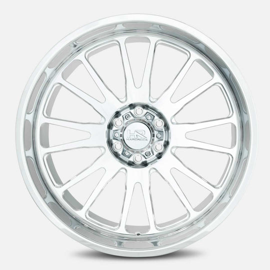 H908-241236151P - Hardrock H908 24x12 6x135 ET -51MM Polished - Hardrock Wheels Canada