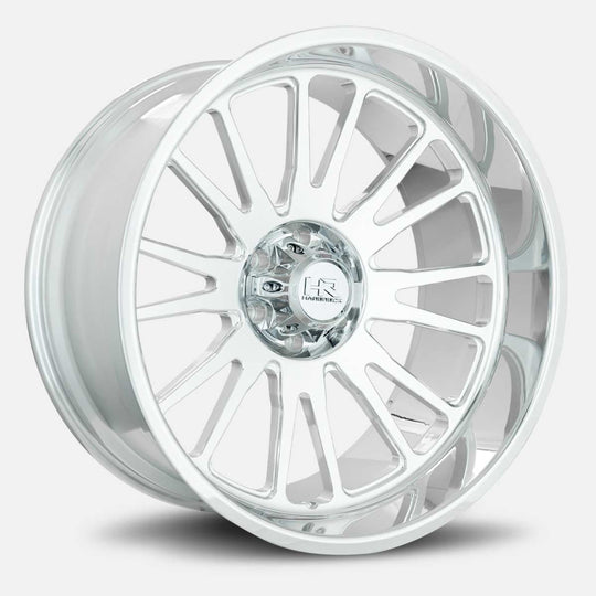H908-241281151P - Hardrock H908 24x12 8x165.1 ET -51MM Polished - Hardrock Wheels Canada