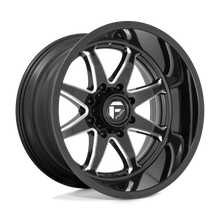Charger l'image dans la galerie, D74920901750 - Fuel Off-Road D749 Hammer 20X9 8X170 1mm Gloss Black Milled - Fuel Off-Road Wheels Canada