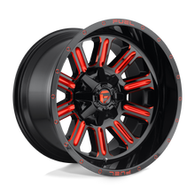Load image into Gallery viewer, D62120907050 - Fuel Off-Road D621 Hardline 20X9 5X150 / 5X139.7 1mm Gloss Black Red Tinted Clear - Fuel Off-Road Wheels Canada