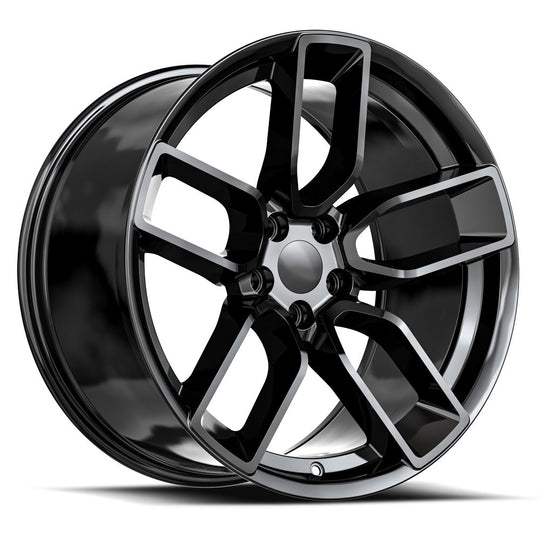 HC3-221051722GB - O.E. Revolution HC-3 22X10.5 5X115 22mm Gloss Black - O.E. Revolution Wheels Canada