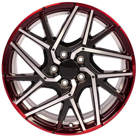 HD06-18080-5450-50MGR2 - OE Wheels Replica HD06 18X8 5X114.3 ET50mm Gloss Gunmetal Machined Face - Two Tone - OE Wheels Wheels Canada