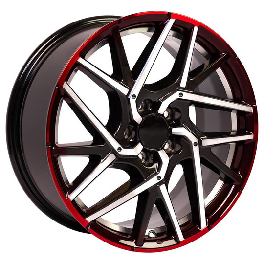 HD06-18080-5450-50MGR2 - OE Wheels Replica HD06 18X8 5X114.3 ET50mm Gloss Gunmetal Machined Face - Two Tone - OE Wheels Wheels Canada