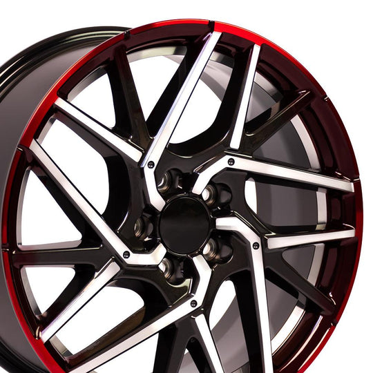 HD06-18080-5450-50MGR2 - OE Wheels Replica HD06 18X8 5X114.3 ET50mm Gloss Gunmetal Machined Face - Two Tone - OE Wheels Wheels Canada