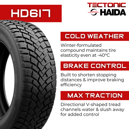 2356517HD617-4PK 235/65R17 Haida HD617 Winter 104T - 4 Pack Haida Tires Canada