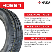 Load image into Gallery viewer, 1957014HD667-2PK 195/70R14 Haida HD667 Passenger Car 95H - 2 Pack Haida Tires Canada